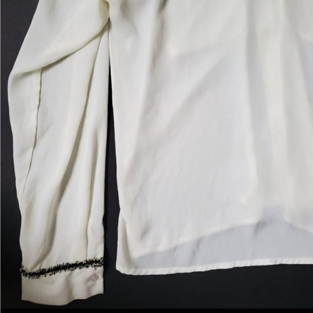 Zara Basic Whitebutton Down Blouse - image 8